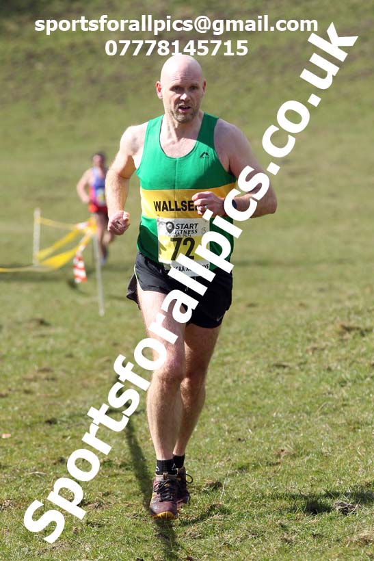Masters men 2021 NECAA Cross Country Relays, Thornley Farm, Peterlee, Saturday, April 10th. Photo: David T. Hewitson/Sports for All Pics
